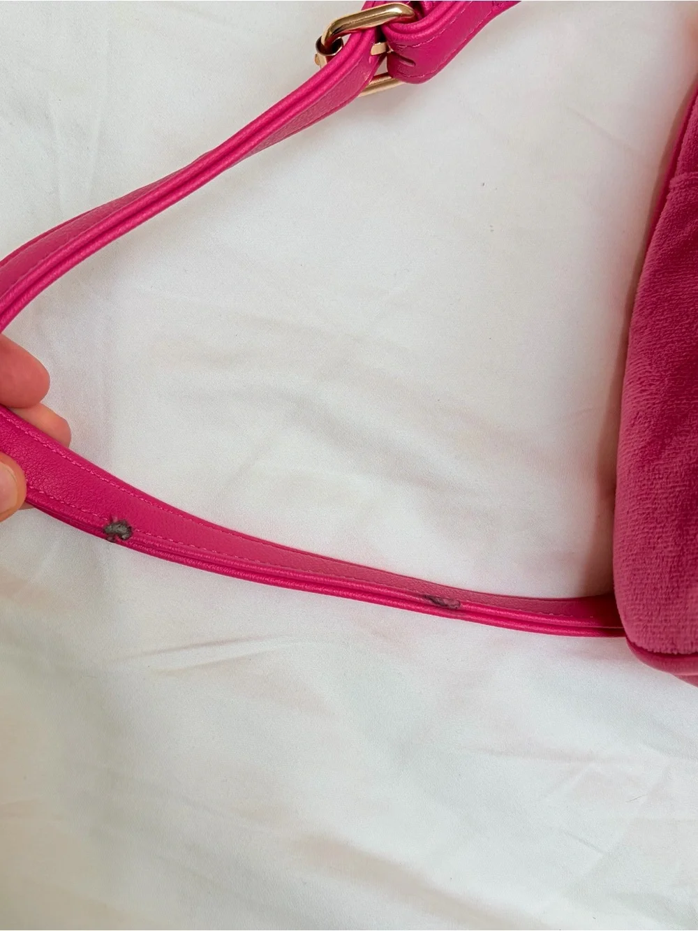 Juicy Couture Vintage Pink Satchel with Heart Charm